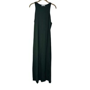 Reformation Sleeveless Maxi Dress Lyocell Blend Forest Green Tank Style sz Small